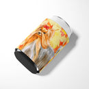 Yorkshire Terrier Fall Can or Bottle Hugger Cooler Sleeve for Standard 12 oz Cans, Insulated Foam Beer & Soda Can Hugger Reusable