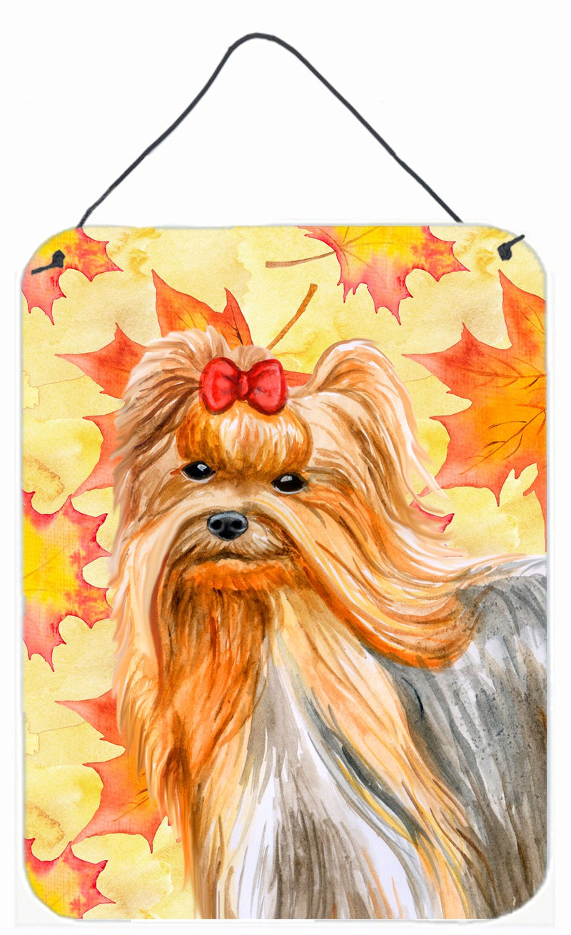 Yorkshire Terrier Fall Wall or Door Hanging Prints BB9946DS1216