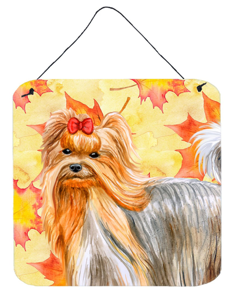 Yorkshire Terrier Fall Wall or Door Hanging Prints BB9946DS66