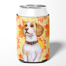 Beagle Fall Can or Bottle Hugger Cooler Sleeve for Standard 12 oz Cans, Insulated Foam Beer & Soda Can Hugger Reusable