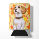 Beagle Fall Can or Bottle Hugger Cooler Sleeve for Standard 12 oz Cans, Insulated Foam Beer & Soda Can Hugger Reusable