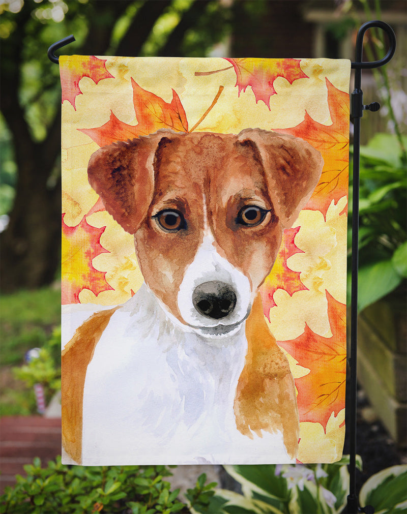 Jack Russell Terrier Fall Flag Garden Size BB9950GF