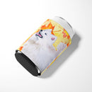 Samoyed Fall Can or Bottle Hugger Cooler Sleeve for Standard 12 oz Cans, Insulated Foam Beer & Soda Can Hugger Reusable