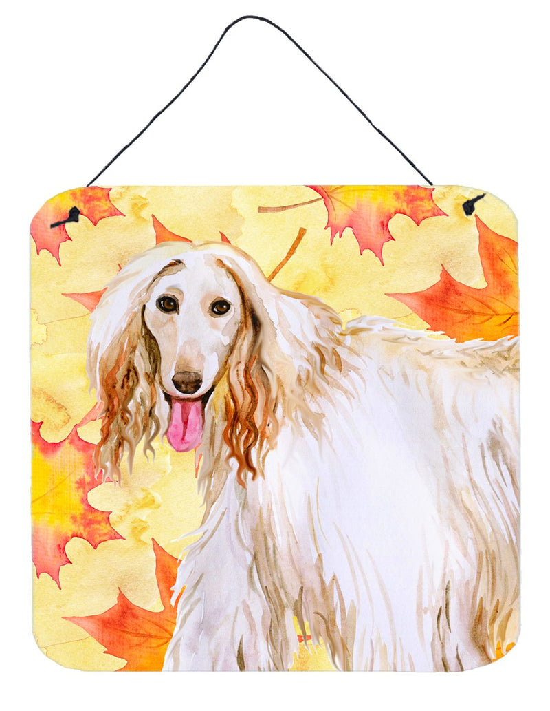 Afghan Hound Fall Wall or Door Hanging Prints BB9963DS66