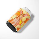 Pharaoh Hound Fall Can or Bottle Hugger Cooler Sleeve for Standard 12 oz Cans, Insulated Foam Beer & Soda Can Hugger Reusable