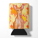 Pharaoh Hound Fall Can or Bottle Hugger Cooler Sleeve for Standard 12 oz Cans, Insulated Foam Beer & Soda Can Hugger Reusable