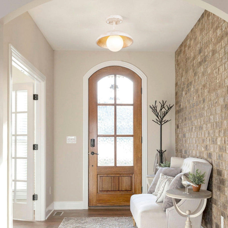 1-Light Iron Farmhouse Island Pendant Lighting