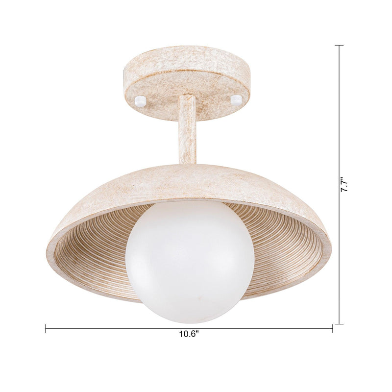 1-Light Iron Farmhouse Island Pendant Lighting