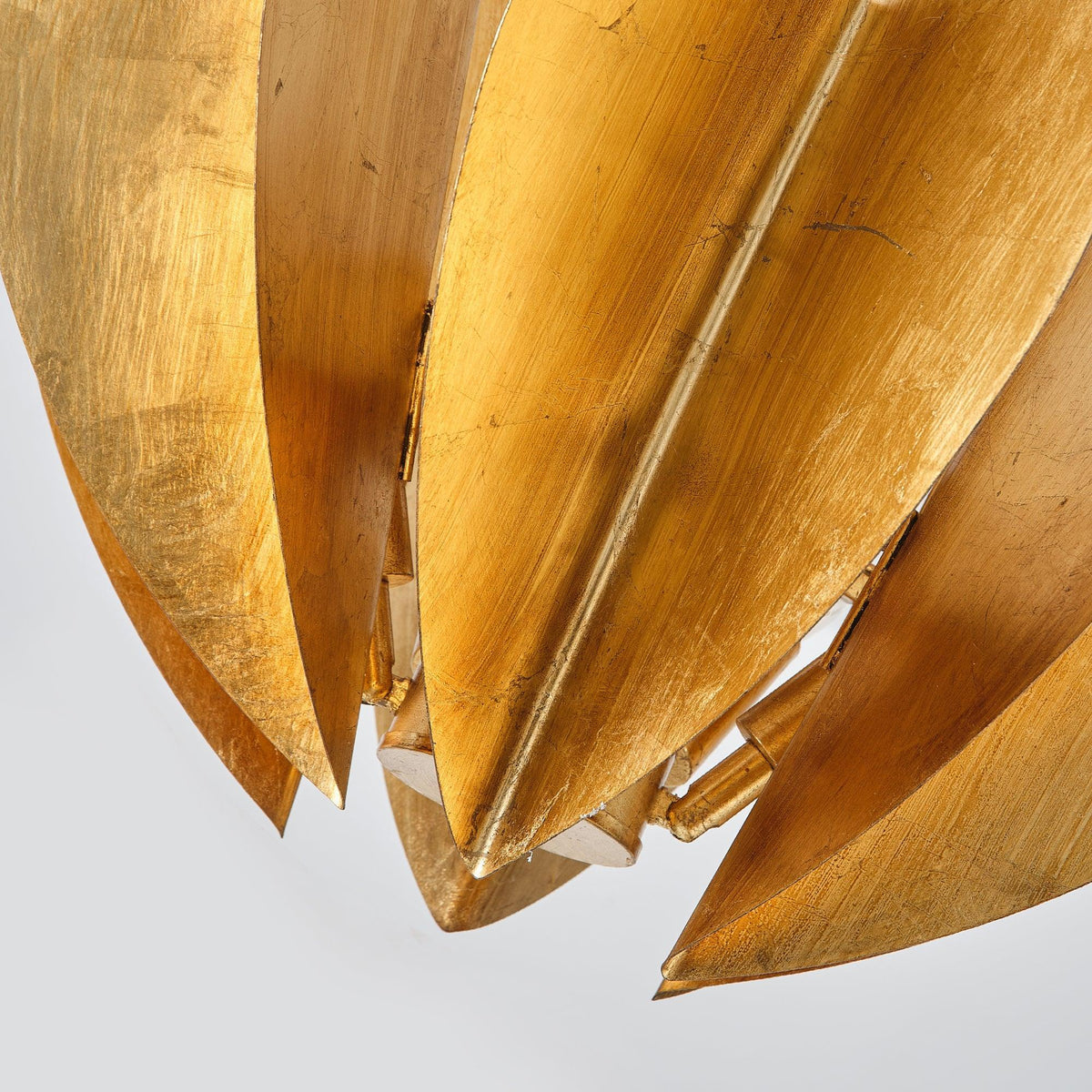 Elvira Farmhouse Gold Hexagonal Ceiling Light, photo 13 of 14