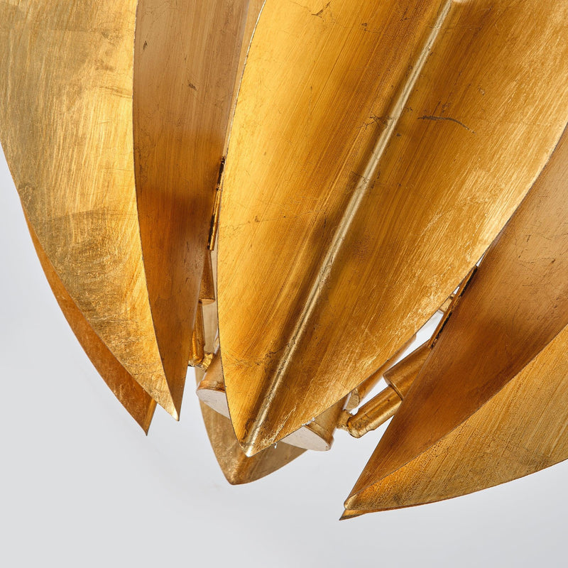 Elvira Farmhouse Gold Hexagonal Ceiling Light, photo 13 of 14