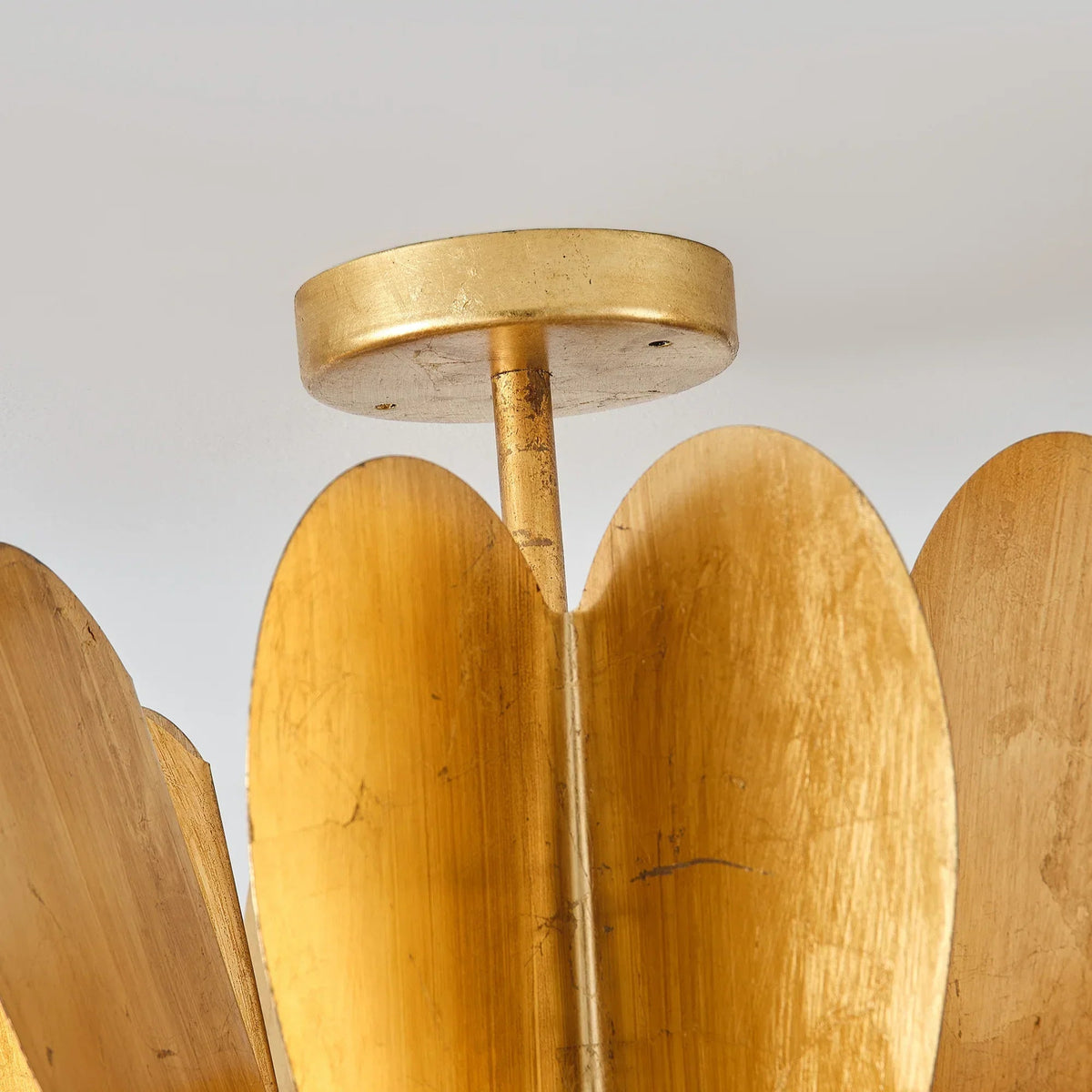 Elvira Farmhouse Gold Hexagonal Ceiling Light, photo 12 of 14