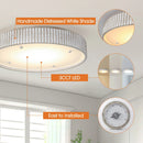 18 Inch White Modern Flush Mount LED Light