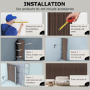 4-Piece Pack Veneer Sound Acoustic Wood Wall Panels