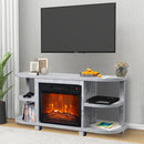 Decorative Modern 48" TV Stand with 18" Insert Electric Fireplace