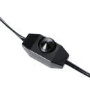 1-Light Golden Modern Table Lamp with Crystal Shade