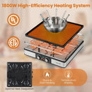 BBQ Grill with Fondue Pot Set for 8 People by LJGDeals