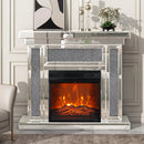 18" Modern Black Insert Electric Fireplace by ParrotUncle