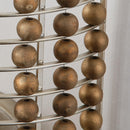 1-Light Modern Wooden Beads Wall Sconce Lighting