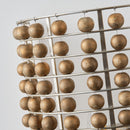 1-Light Modern Wooden Beads Wall Sconce Lighting