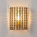 1-Light Modern Wooden Beads Wall Sconce Lighting