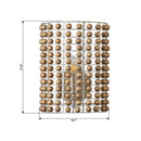 1-Light Modern Wooden Beads Wall Sconce Lighting
