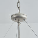 4-Light Iron Modern Island Pendant Lighting with Acrylic Lens