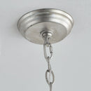 4-Light Iron Modern Island Pendant Lighting with Acrylic Lens