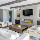 4-Light Iron Modern Island Pendant Lighting with Acrylic Lens