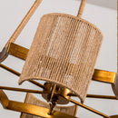 6-Light Farmhouse Bedroom Island Pendant Lighting