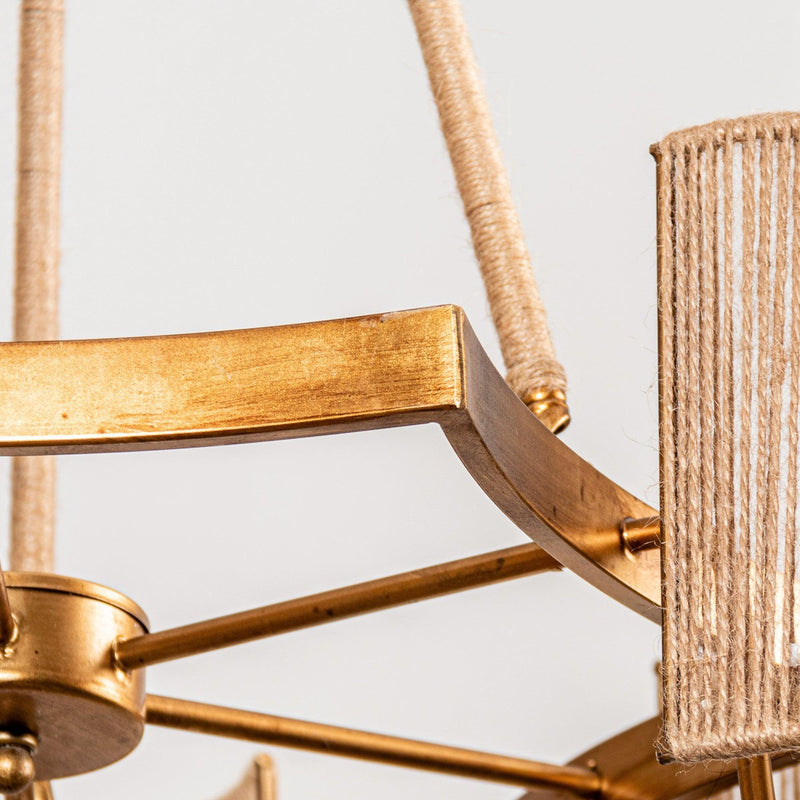 6-Light Farmhouse Bedroom Island Pendant Lighting