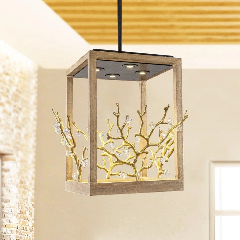 4-Light Modern Branches Island Pendant Lighting, photo 7 of 12