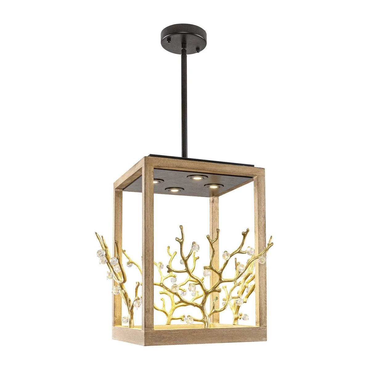 4-Light Modern Branches Island Pendant Lighting, photo 8 of 12