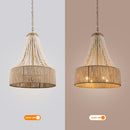 4-Light Golden Farmhouse Dry Rated Chandelier