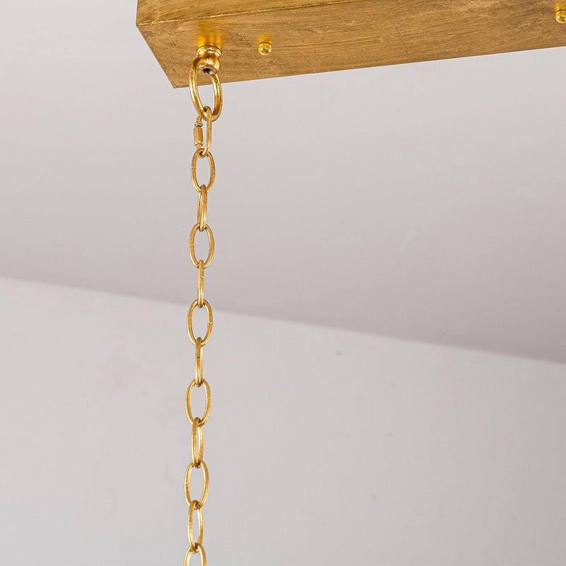 5-Light Golden Modern Dry Rated Island Pendant Lighitng