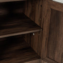 Farmhouse TV Stand for 58 Inch TV Storage Cabinet for Living Room