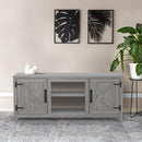 Farmhouse TV Stand for 58 Inch TV Storage Cabinet for Living Room