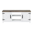 Farmhouse TV Stand for 58 Inch TV Storage Cabinet for Living Room by ParrotUncle