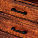 Modern Assembled Brown 2-Drawer Cabinet Night Stand