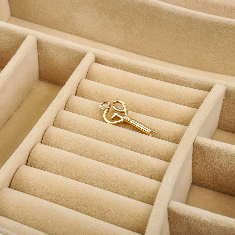 Elegant Jewelry Box Organizer for Women, 4-Layer Jewelry Organizer, 3-Drawers