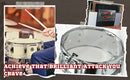 Metal Snare Drum by GRIFFIN - 14" x 5.5" inch Steel Chrome Shell - 8 Tuning Lugs & Snare Throw Off Strainer Set - Musical Instrument Kit & Drummer Key