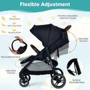 5-Point Harness Lightweight Infant Stroller with Foot Cover and Adjustable Backrest by LJGDeals