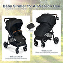 5-Point Harness Lightweight Infant Stroller with Foot Cover and Adjustable Backrest by LJGDeals