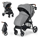5-Point Harness Lightweight Infant Stroller with Foot Cover and Adjustable Backrest by LJGDeals
