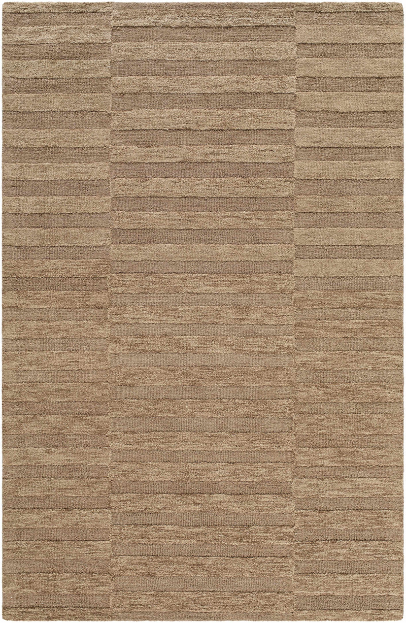 Idaho Broken-Striped Brown Area Rug | Our PNW Home X Livabliss