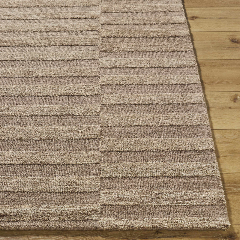 Idaho Broken-Striped Brown Area Rug | Our PNW Home X Livabliss