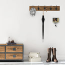 Horse and Chickens by Daphne Baxter Leash or Key Holder Wall Hooks, Coat Rack Wall Mount, for Hanging Keys, Towels, Aprons, Leashes