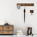 Fox Family Foxes by Daphne Baxter Leash or Key Holder Wall Hooks, Coat Rack Wall Mount, for Hanging Keys, Towels, Aprons, Leashes
