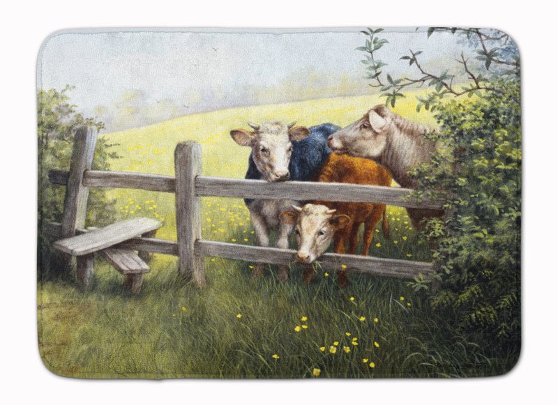 Cows in a Buttercup Meadow Machine Washable Memory Foam Mat BDBA0103RUG