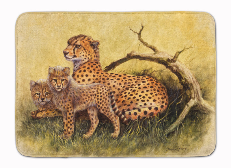 Cheetahs by Daphne Baxter Machine Washable Memory Foam Mat BDBA0113RUG