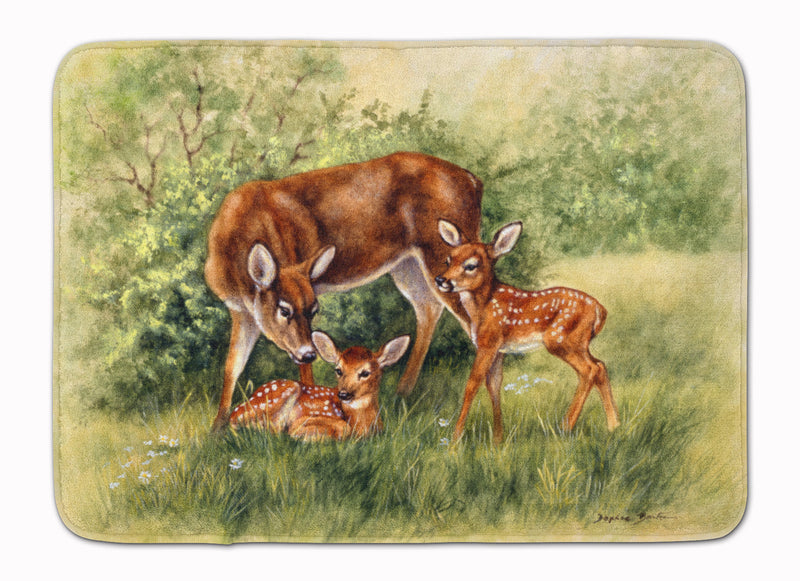 Deer by Daphne Baxter Machine Washable Memory Foam Mat BDBA0116RUG